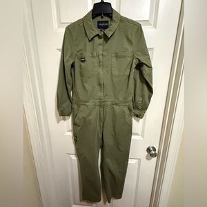 EUC WILDFANG THE ESSENTIAL LONG SLEEVE COVERALL | SMALL | GREEN 🍃